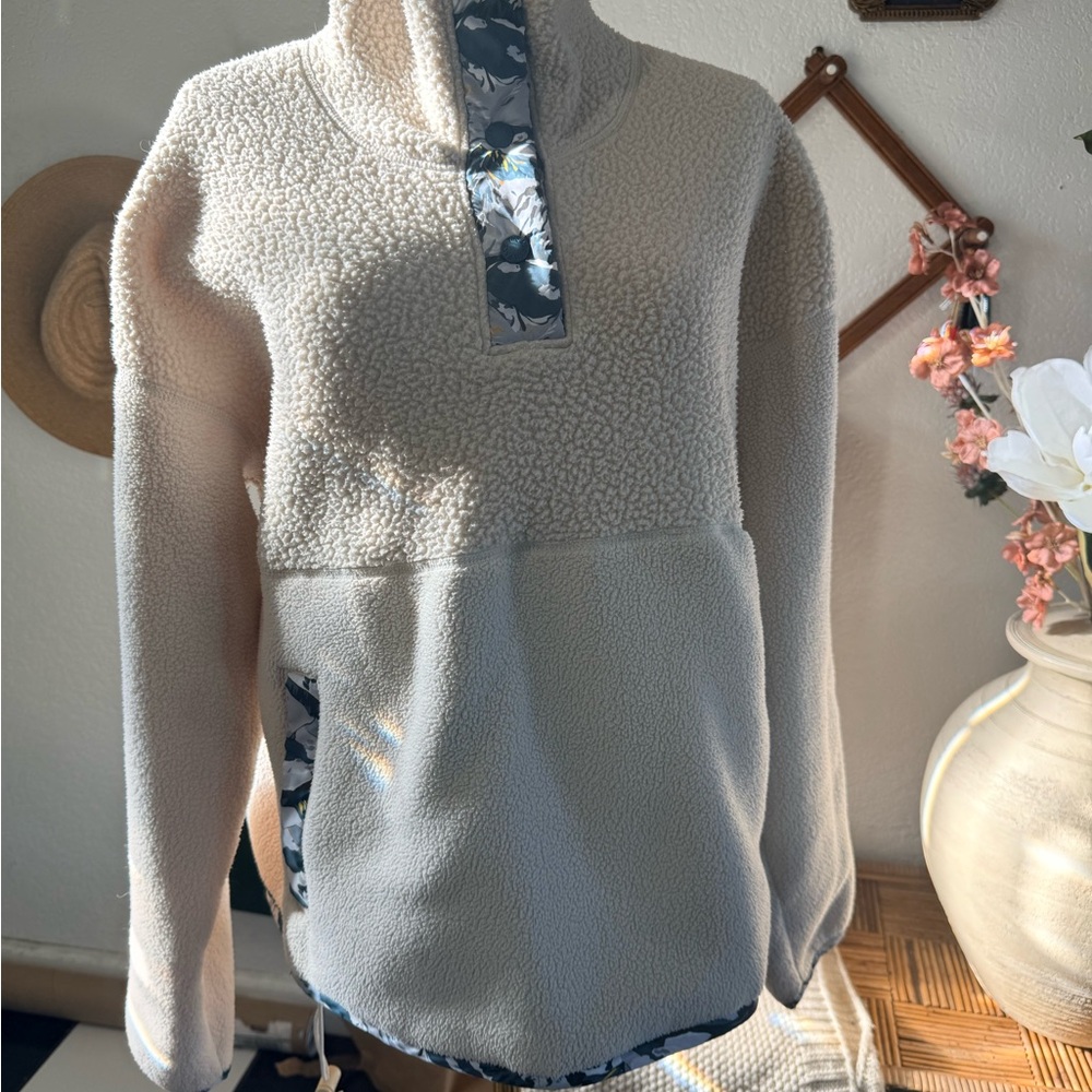 The North Face Cream Cowl Neck Sweater